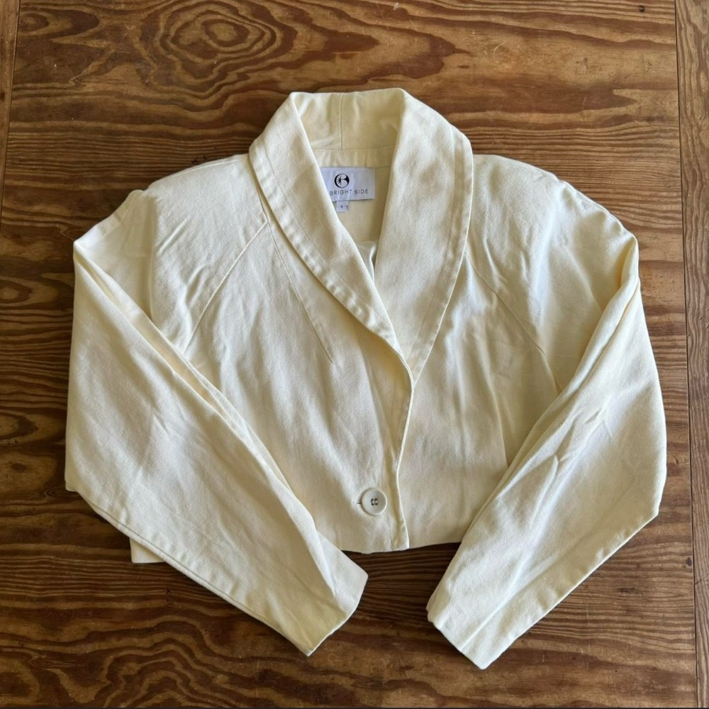 The Bright Side Cropped Blazer